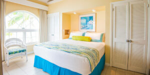 A room at a Bahamas resort to relax in after visiting animals in the area.