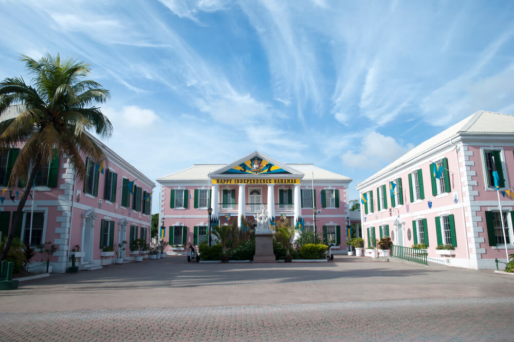 Parliament Square, one of the best things to do and see in Nassau, Bahamas.